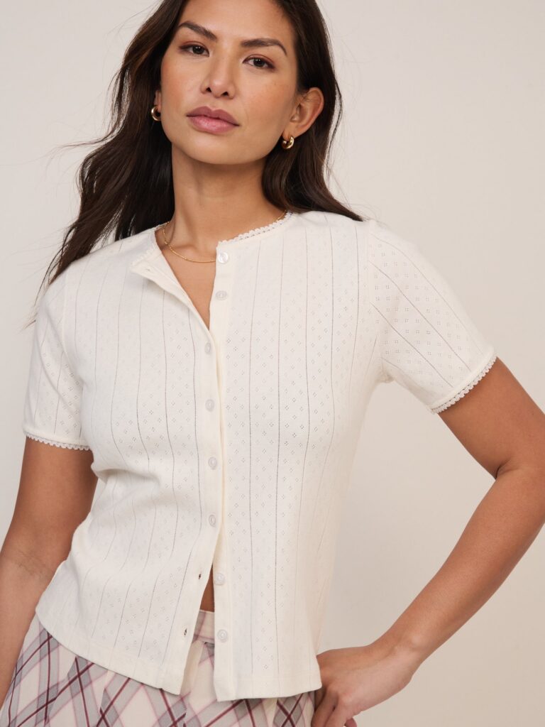 White Soft Polished Modern Shorts