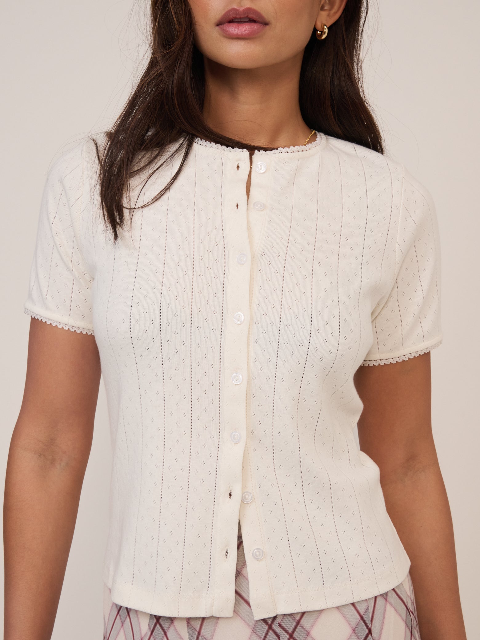 White Soft Polished Modern Shorts - Image 4