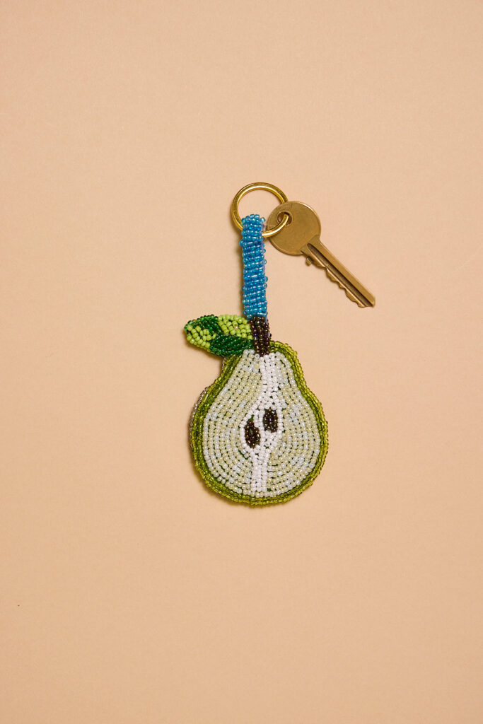 Clean Decorative Charm Keyring for Daily Wear