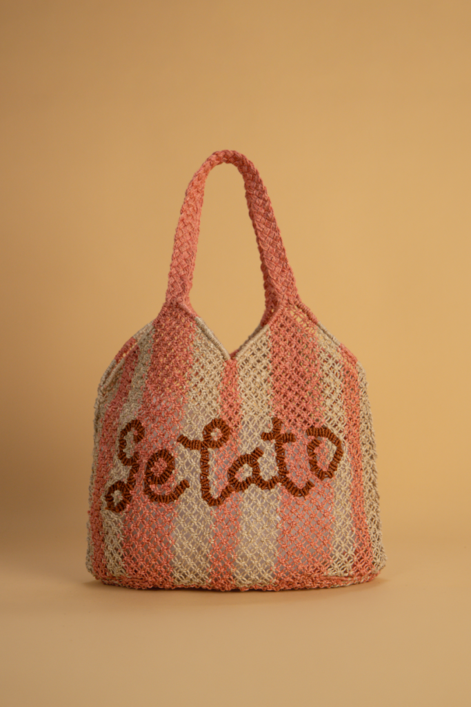 Lightweight Woven Carry Bag for Daily Wear