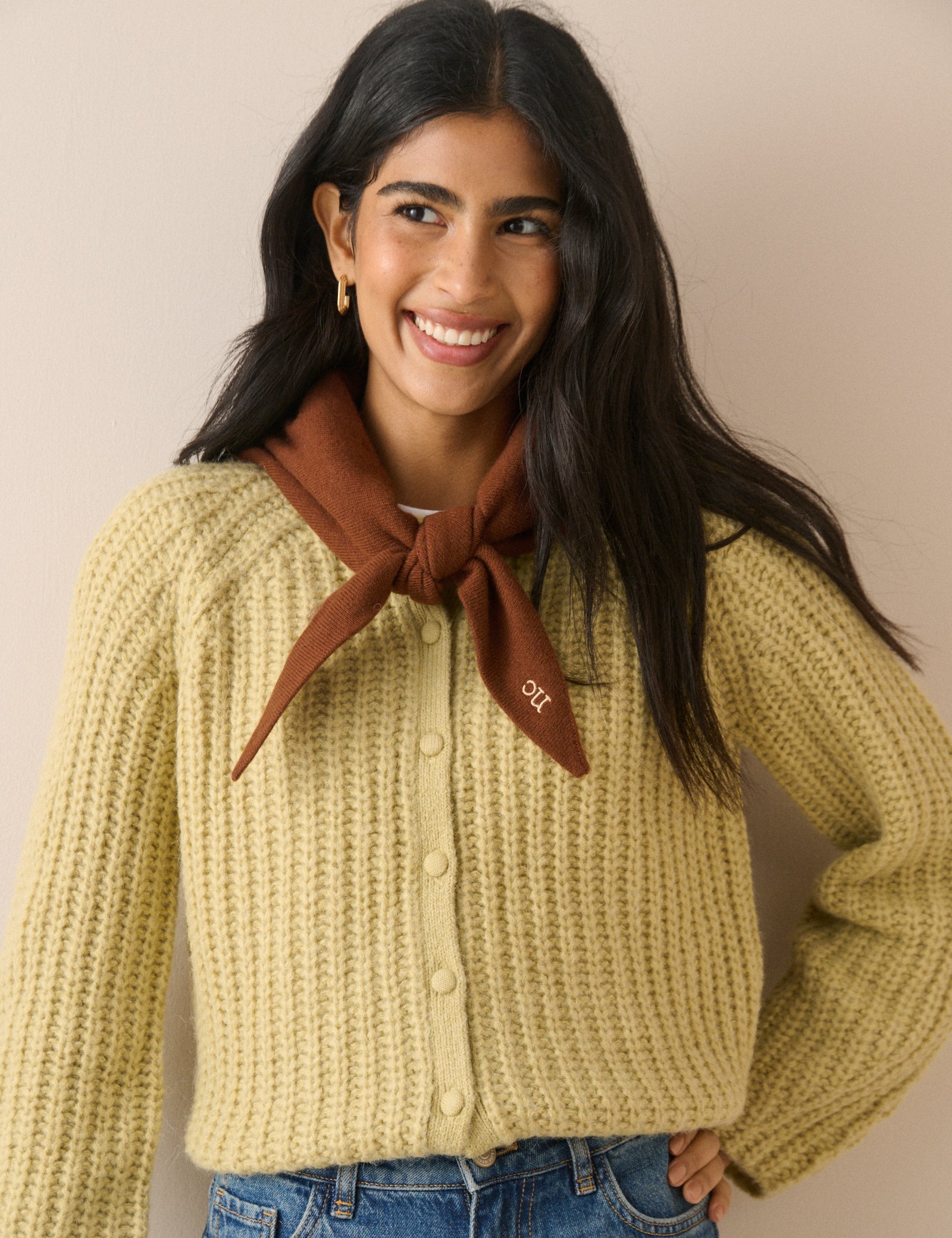 Knit Relaxed Soft Polished Cardigan - Image 2