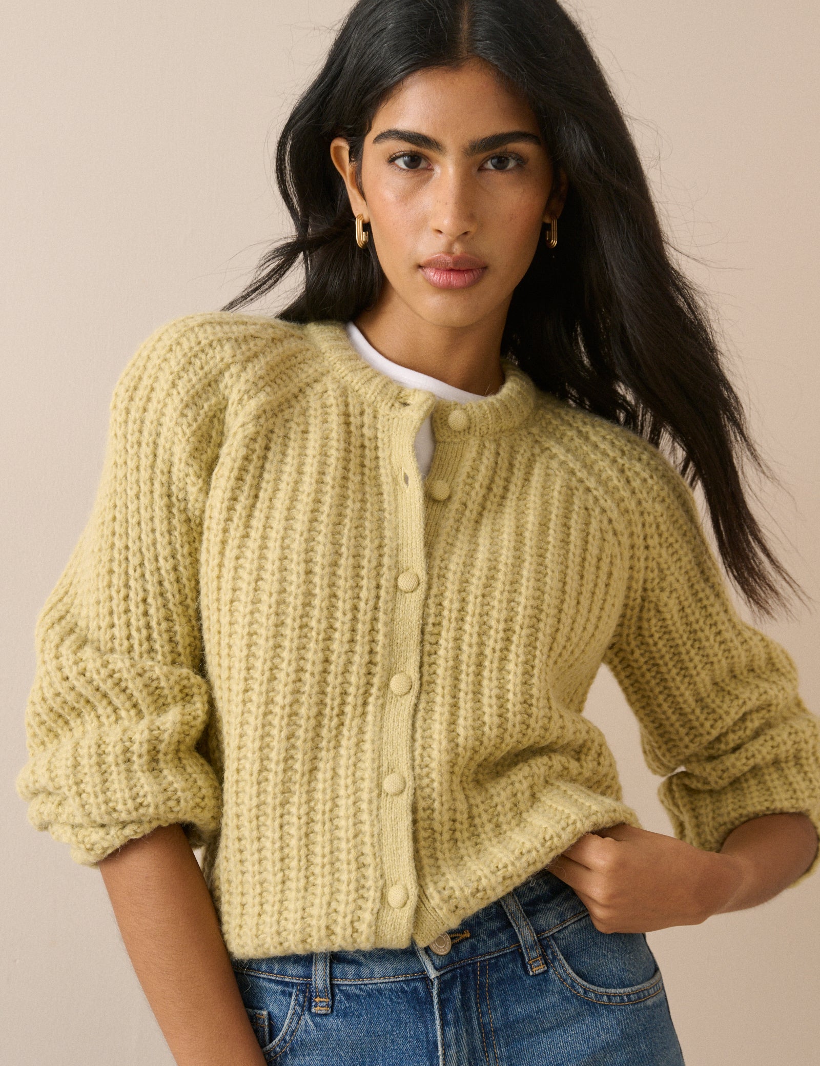 Knit Relaxed Soft Polished Cardigan