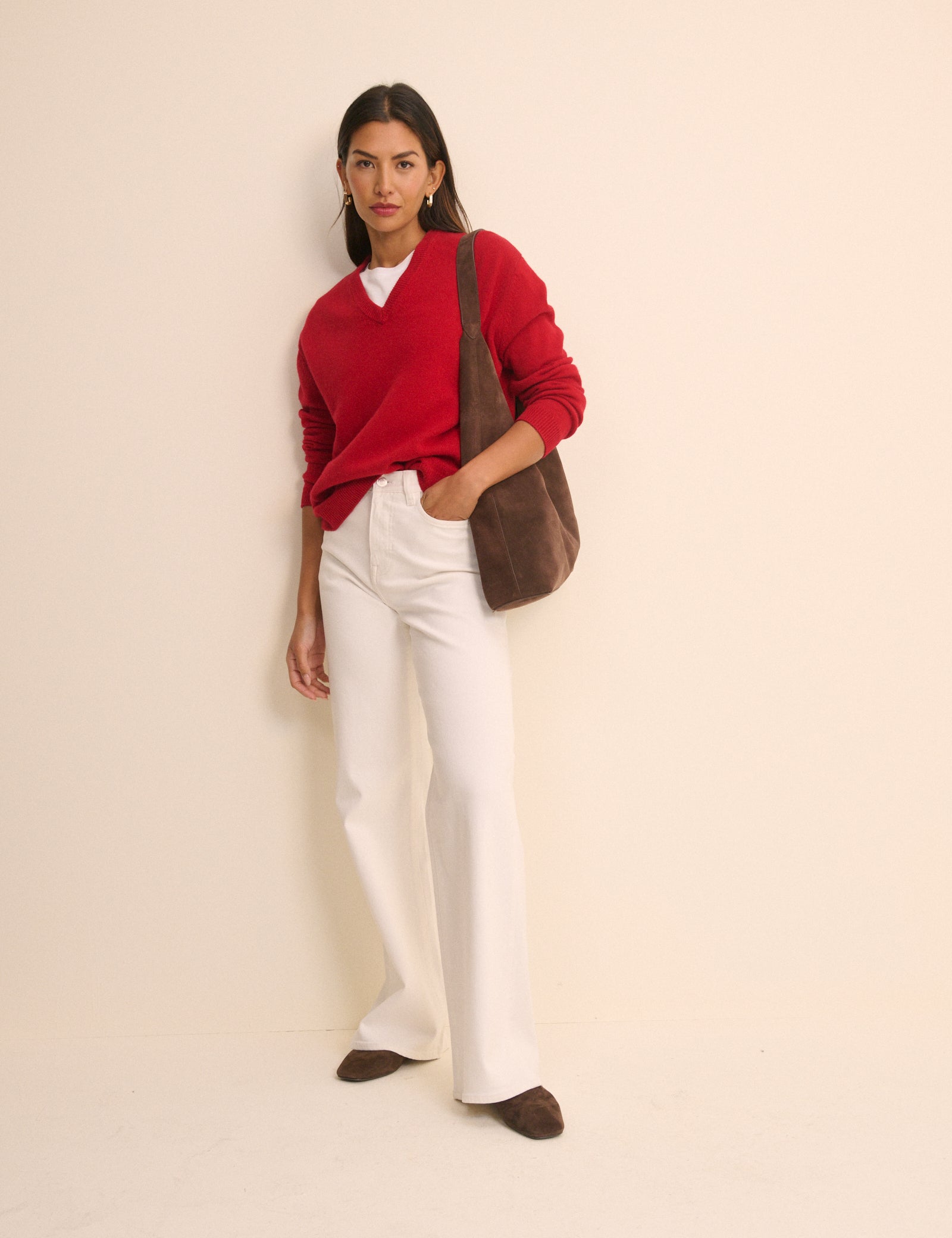 Silver High Rise Wide Leg Refined Jeans