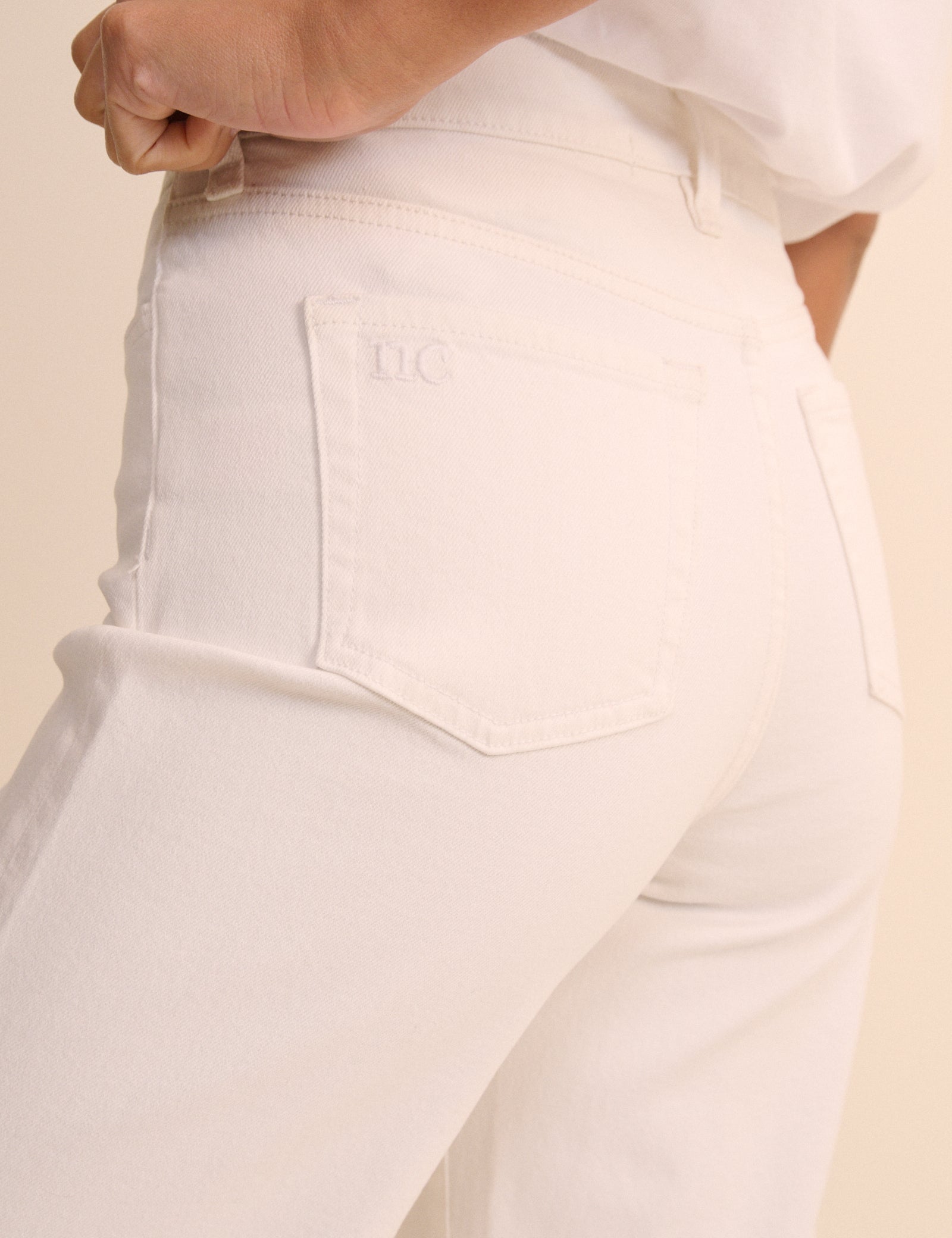 Silver High Rise Wide Leg Refined Jeans - Image 4