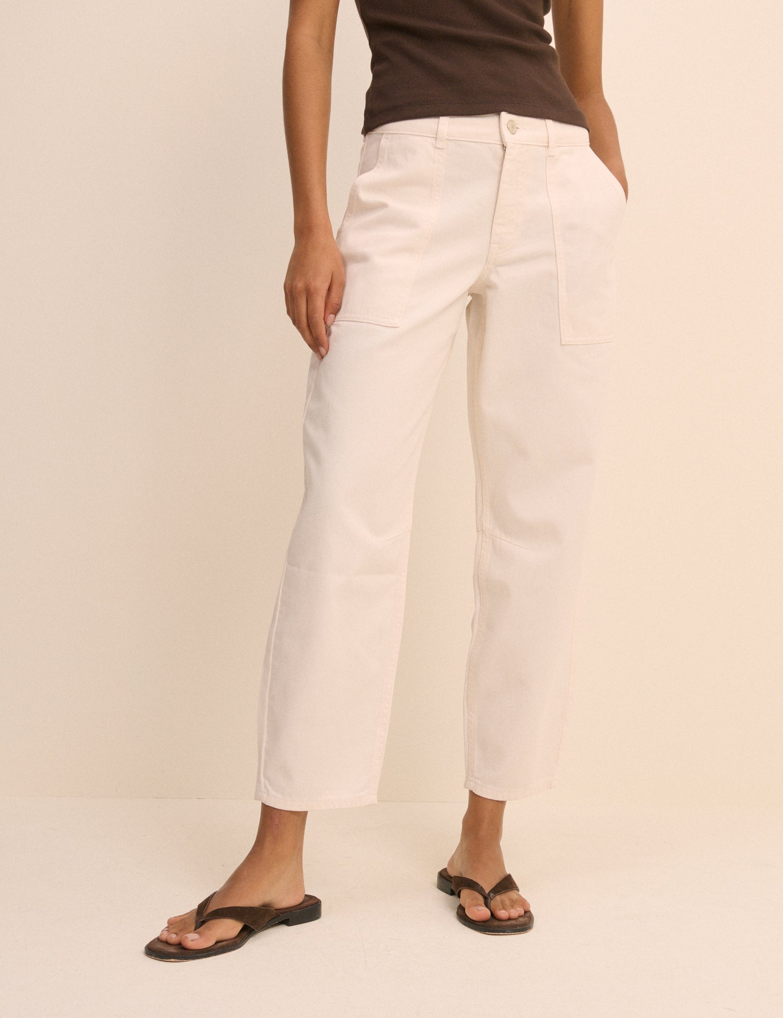 Silver Relaxed Modern Refined Trousers - Image 2