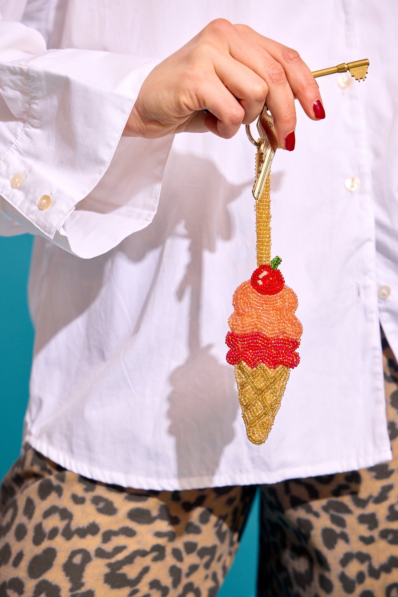 Contemporary Decorative Charm Keyring for Daily Wear
