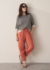 Terracotta Linen Trousers